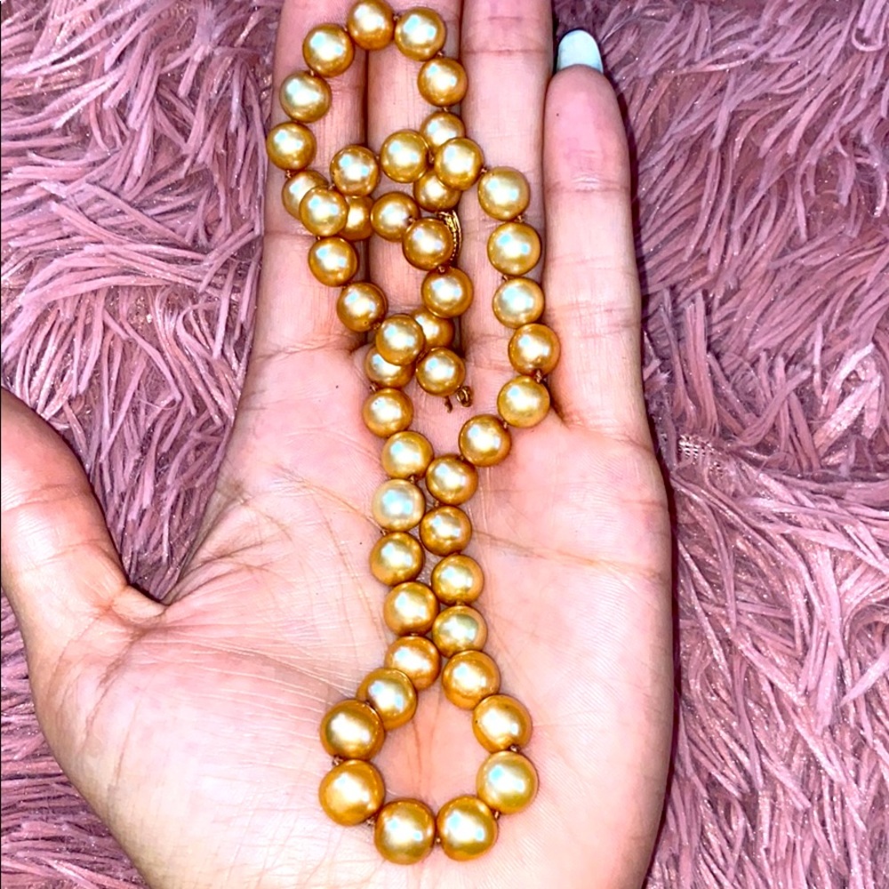 Akoya Vintage Pearl Necklace Nude